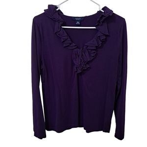 CHAPS Ladies, L cotton top.